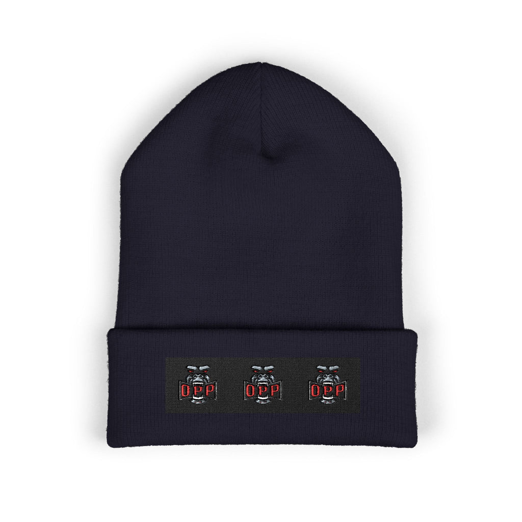 Embroidered OPP Cuffed Beanie — Musician Winter Hat