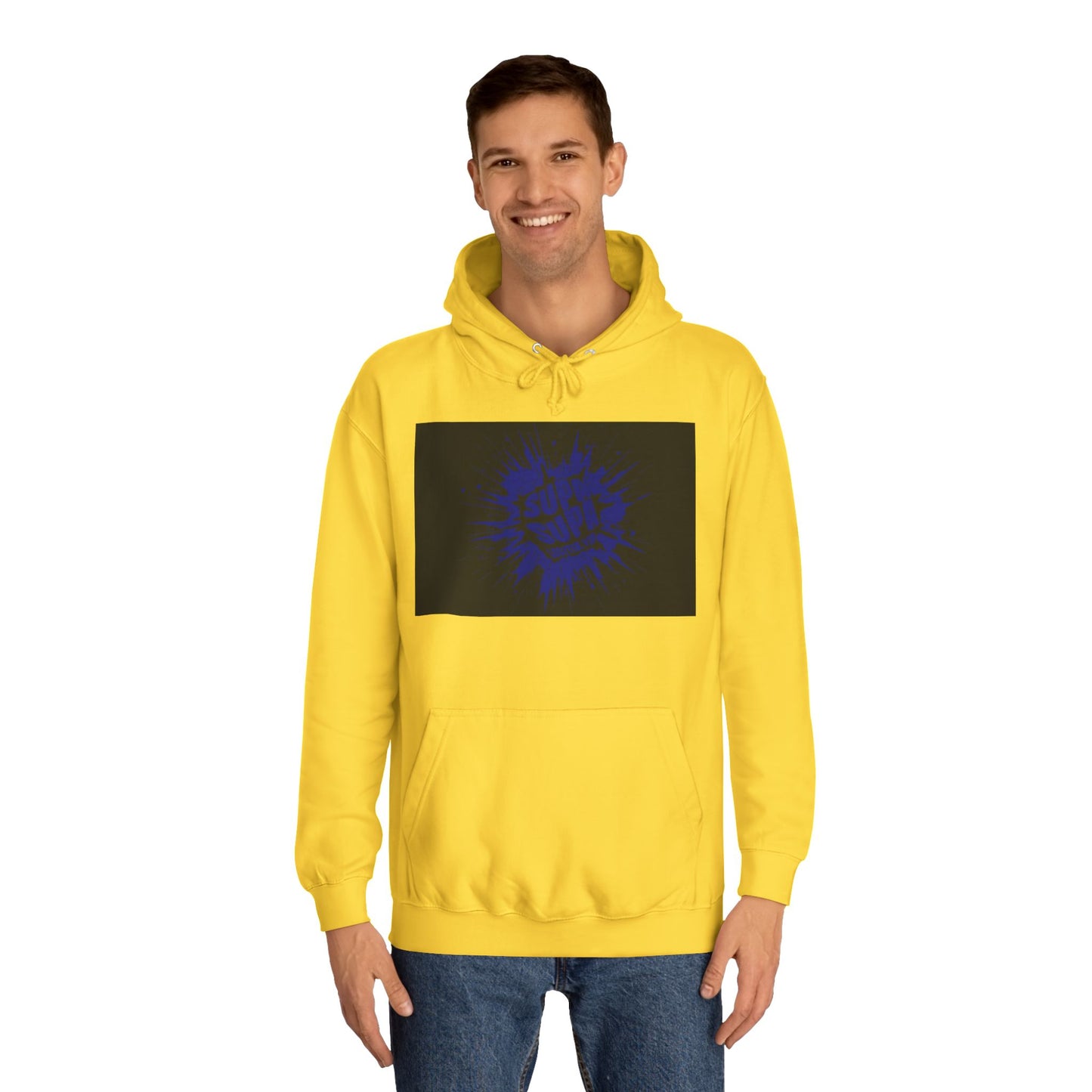 Unisex Supa Supa Hoodie with Bold Graphic Design, Comfortable Casual Wear, Ideal for Everyday, Perfect for Gifting, Spring and Fall Fashion