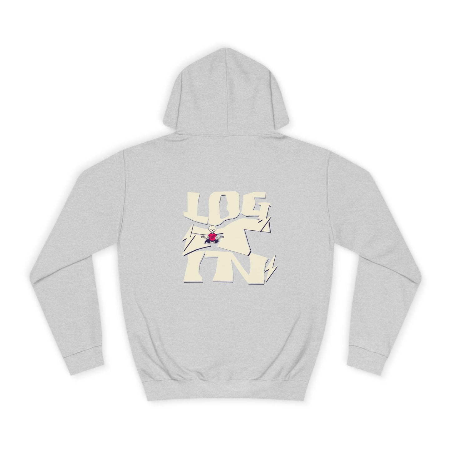 Cozy Unisex Log it in Hoodie - Floral Design, Ideal Gift, Casual Wear, Spring Wardrobe Essentials