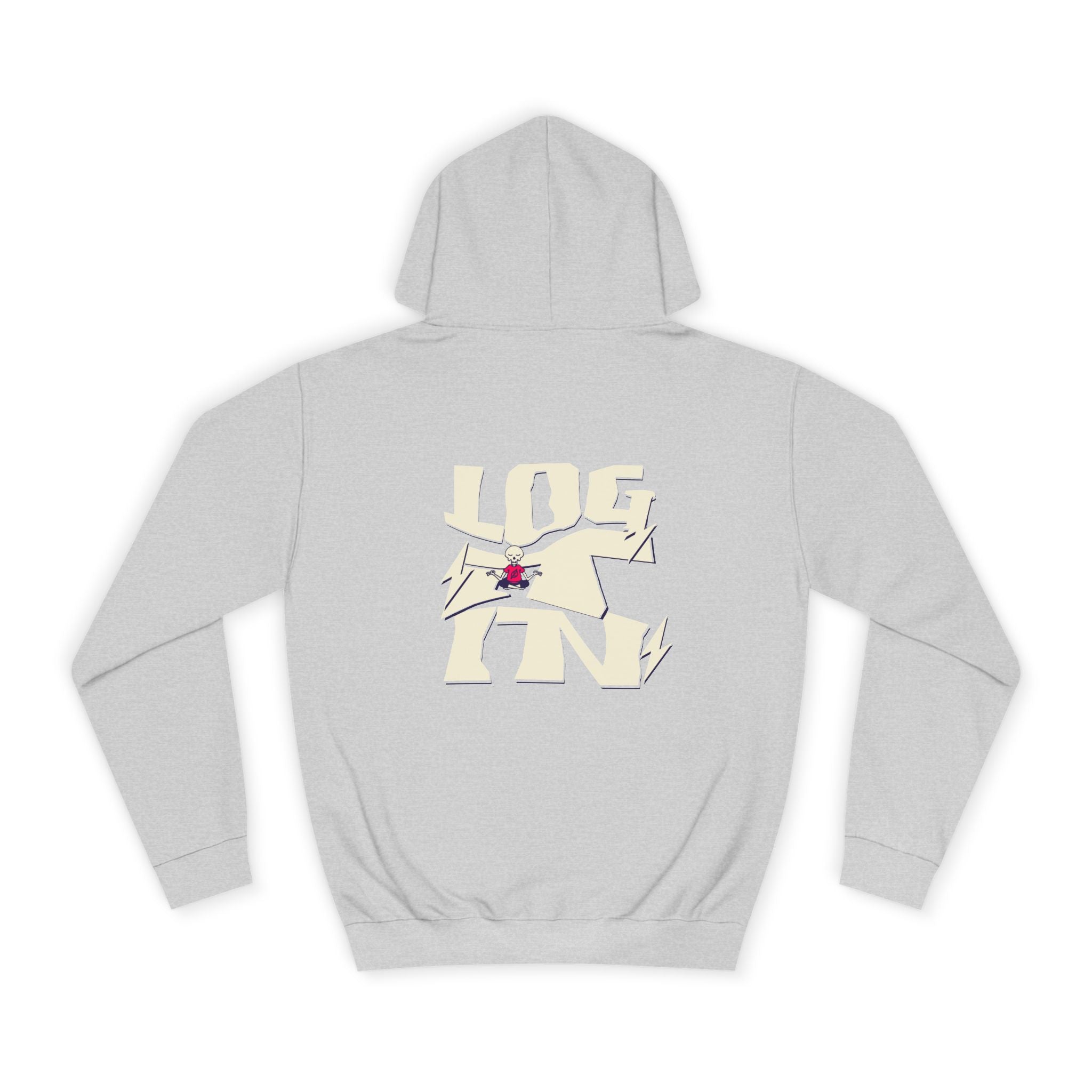 Cozy Unisex Log it in Hoodie - Floral Design, Ideal Gift, Casual Wear, Spring Wardrobe Essentials