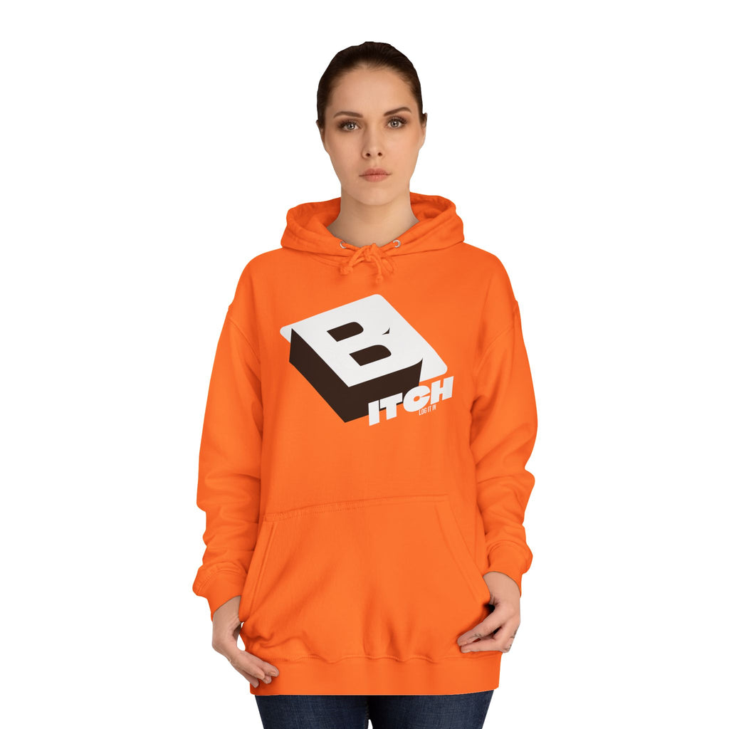 Unisex Hoodie with Bold Logo Design
