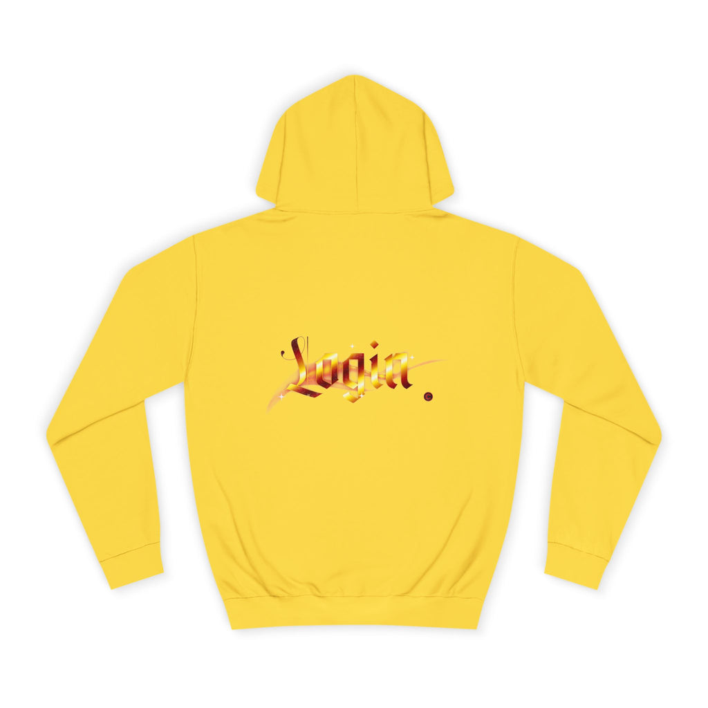 Aesthetic 'Login' Unisex Hoodie, Cozy Trendy Wear, Gift for Any One, Warm Casual Style, Trendy Hoodie