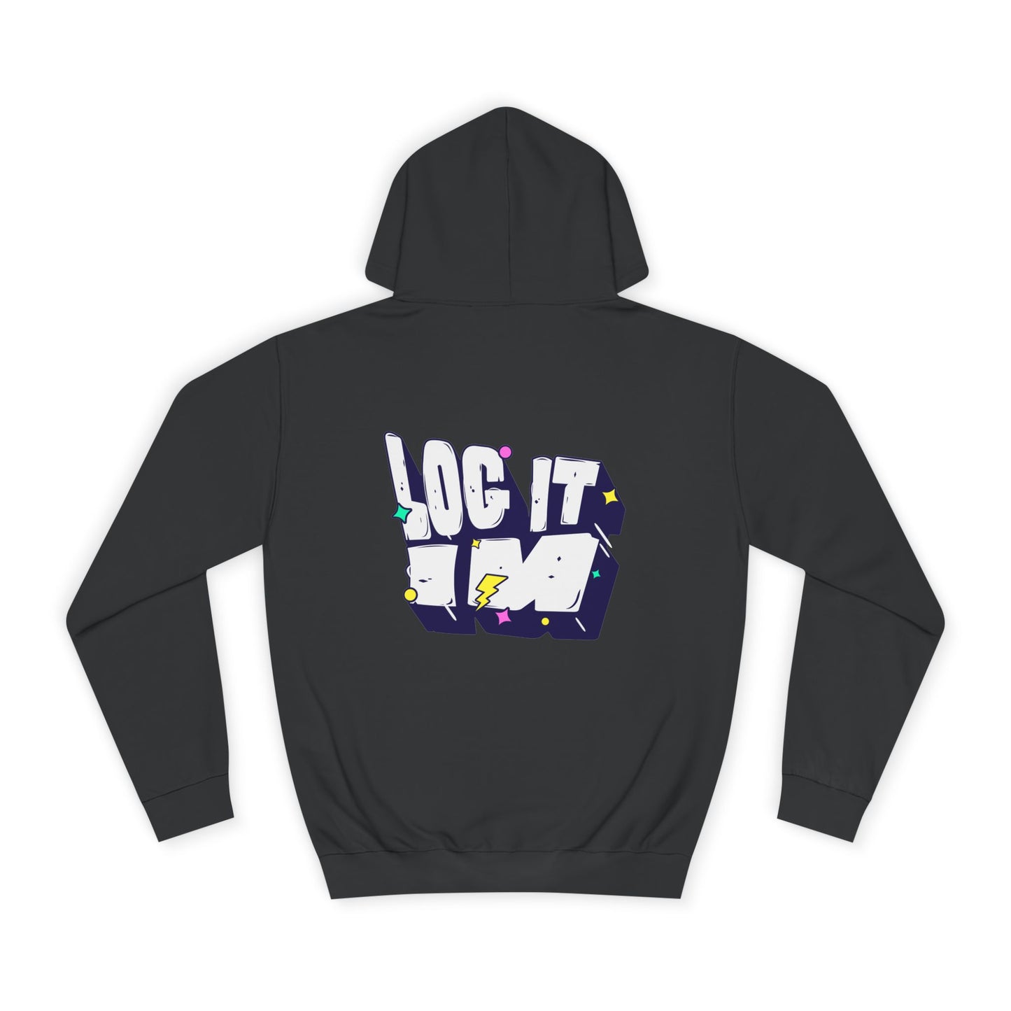 Vibrant Unisex LOG IT IN Hoodie, Trendy Streetwear, Apparel, Unique Gift, Casual Everyday Wear