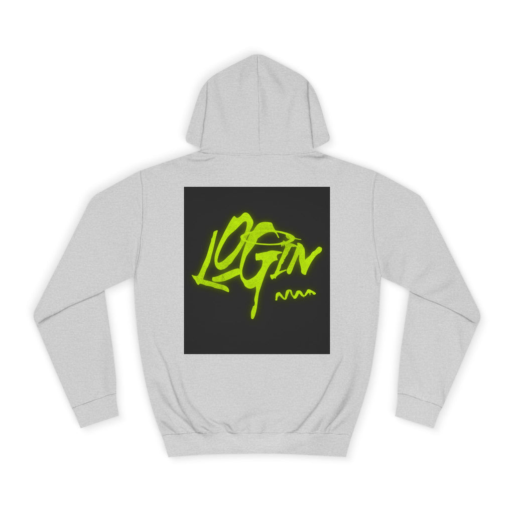 Trendy Unisex Hoodie - 'LOGIN' Graphic Design
