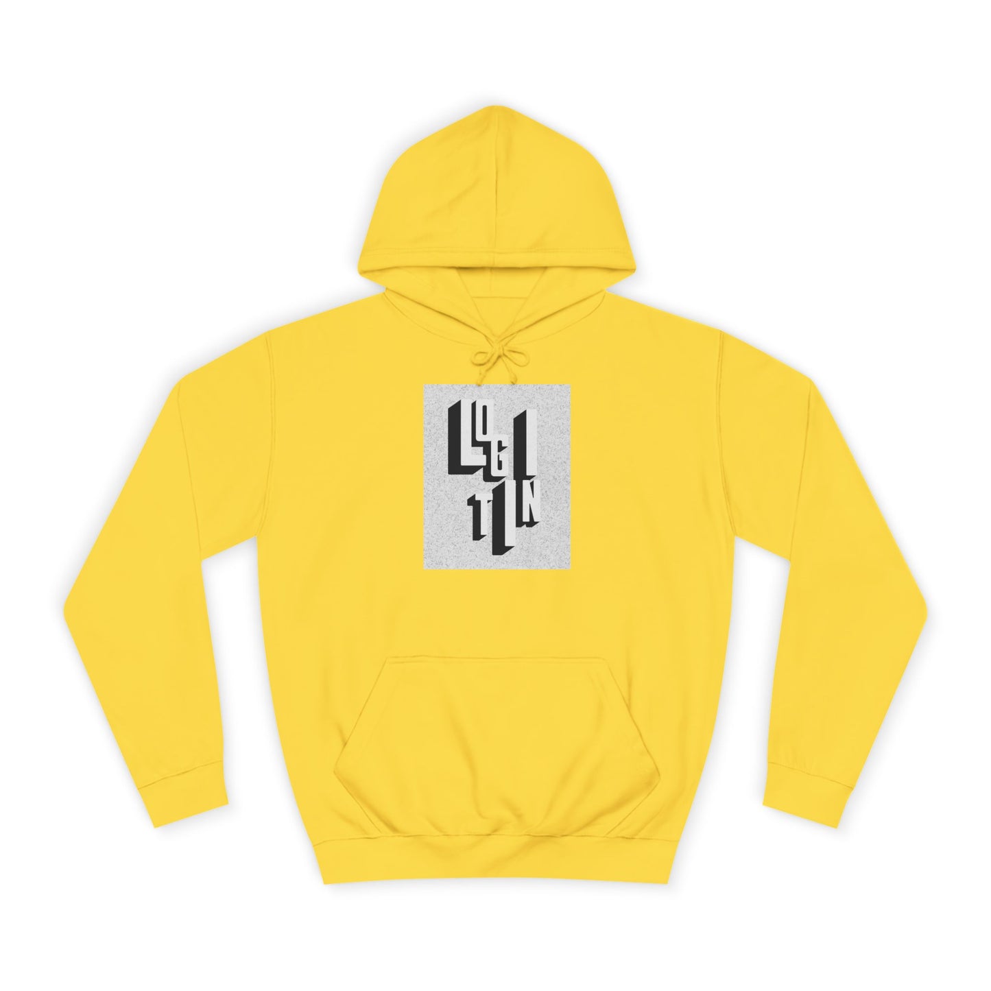 Minimalist Hoodie, Unisex Sweatshirt, Cozy Campus Wear, Student Gift, Modern Graphic Hoodie