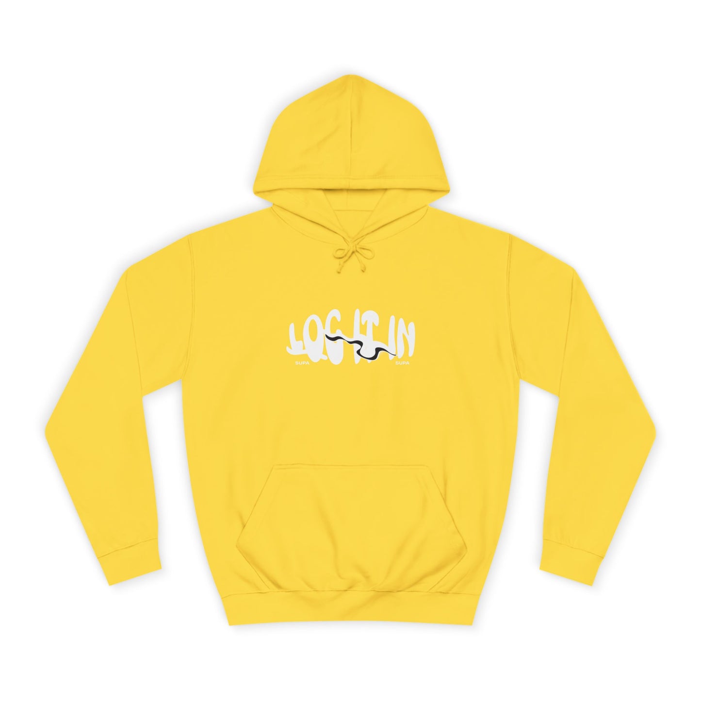 Minimalist Unisex Log it in Hoodie with Design