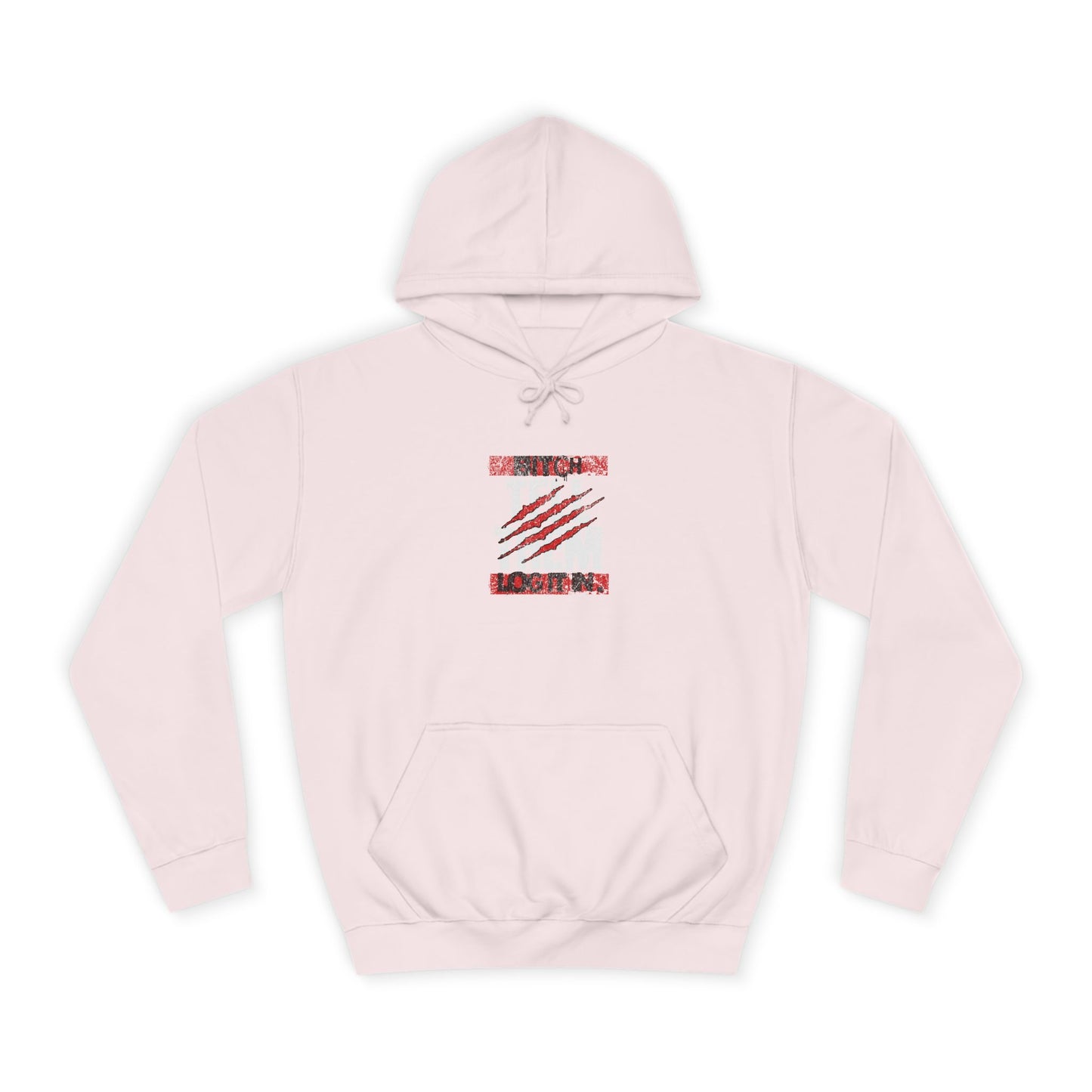 Unisex 'TELL THEM LOG IT IN' Hoodie with Graphic Design, Cozy Sweatshirt, Trendy Apparel,Gift, Casual Wear, Perfect for Trendy Life