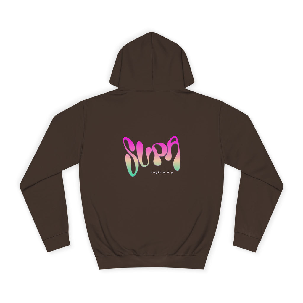 Colorful Unisex Supa Hoodie, Stylish Sweatshirt, Cozy Apparel, Gift, Trendy wear, Motivational Fashion