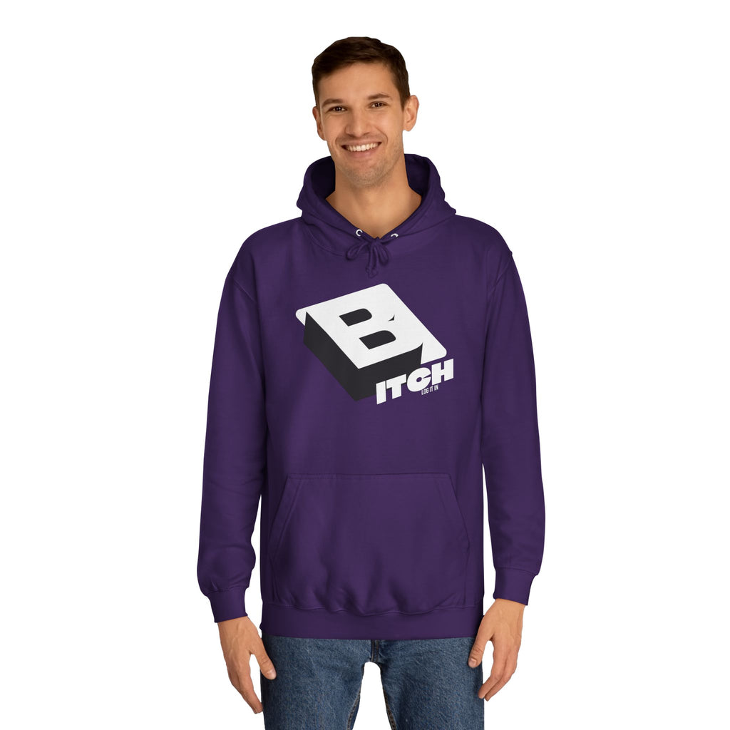 Unisex Hoodie with Bold Logo Design