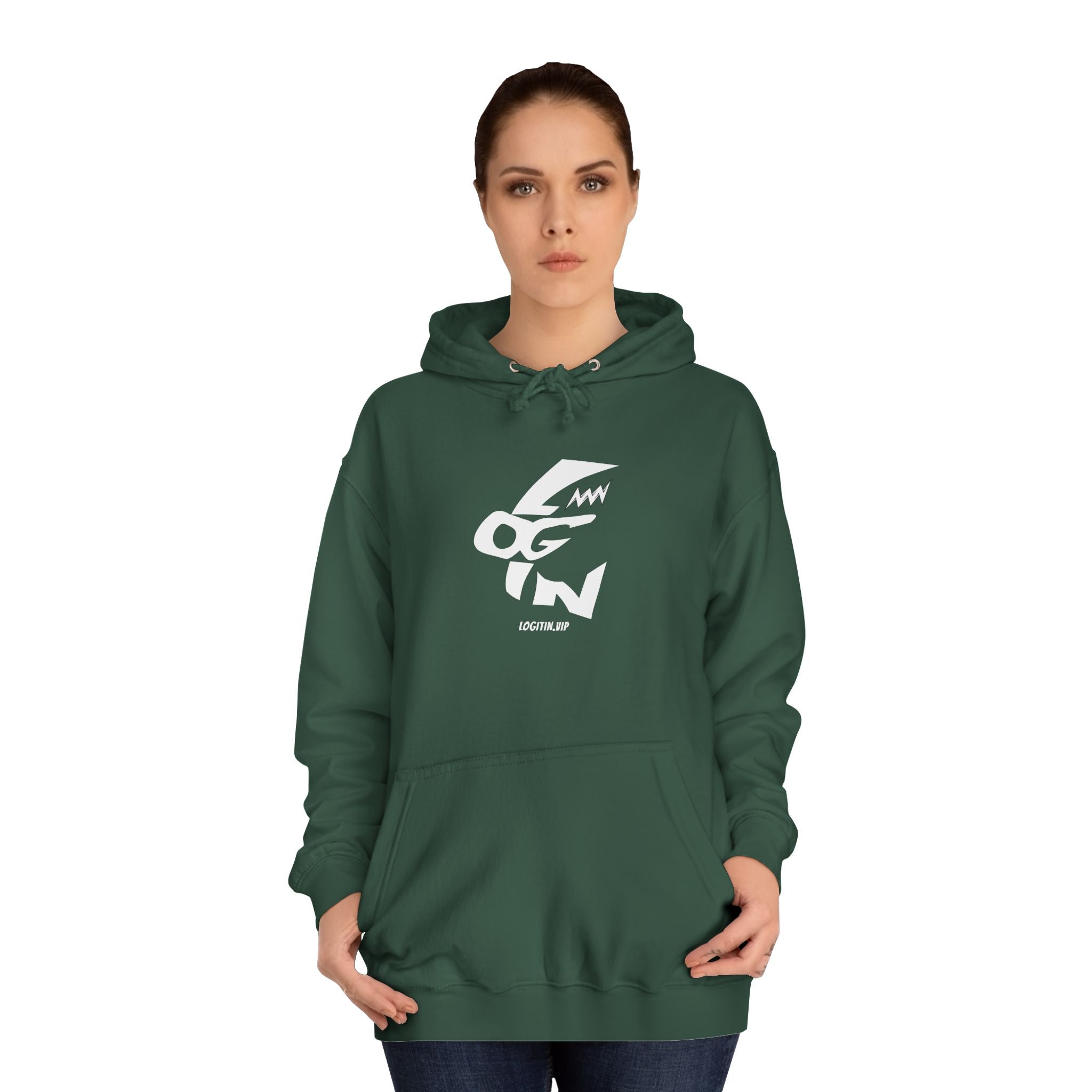 Minimalist Unisex Login Hoodie - Cozy Essential for Everyday Wear