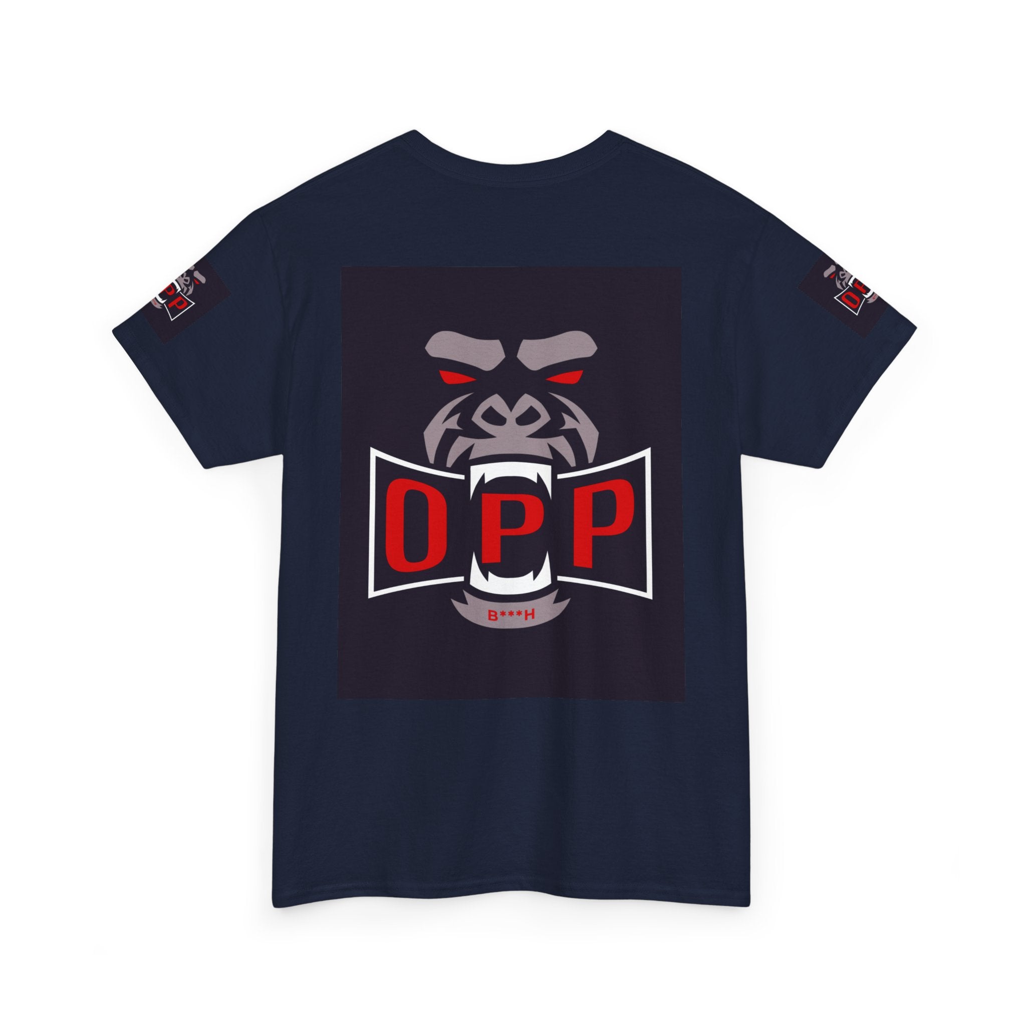 Gorilla OPP Graphic Tee — Bold Red & Black Urban Streetwear Shirt