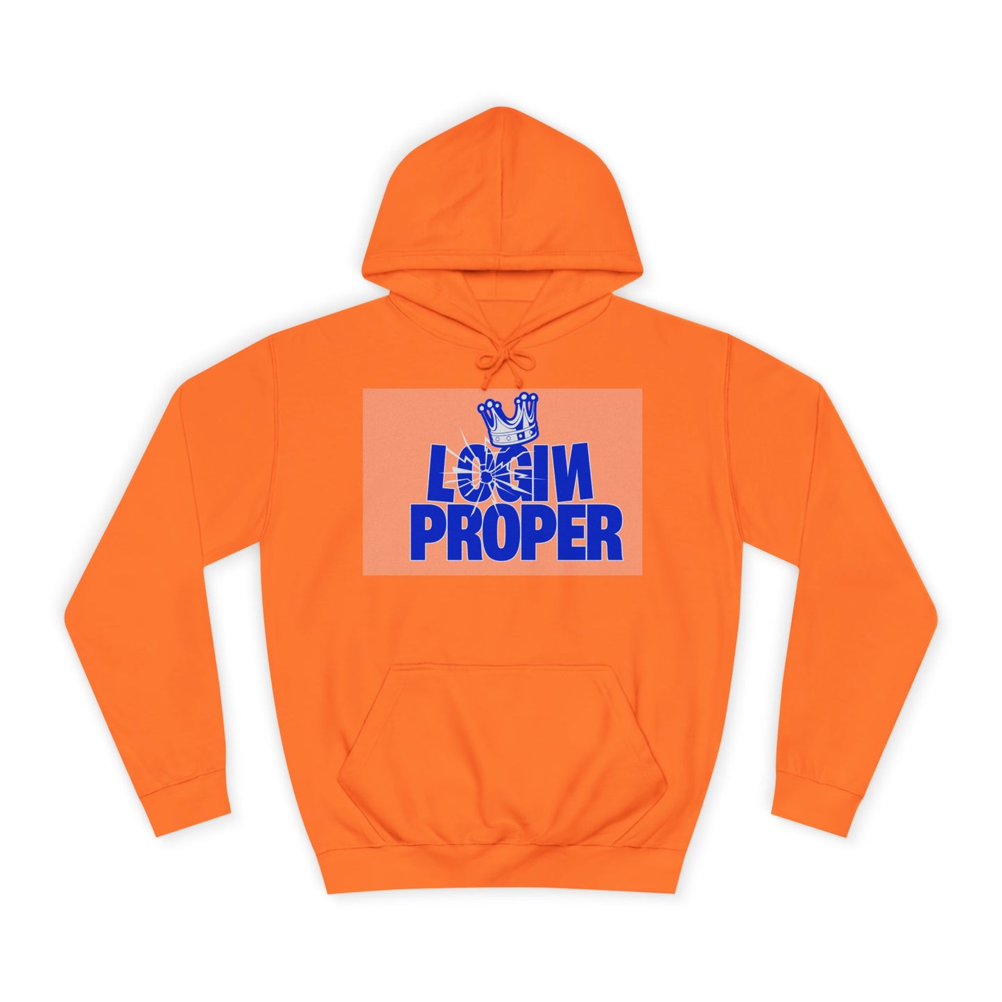 Unisex Hoodie - 'Login Proper' Trendy Spirit Wear, Casual Streetwear, Gift, Cozy Lounge Sweatshirt