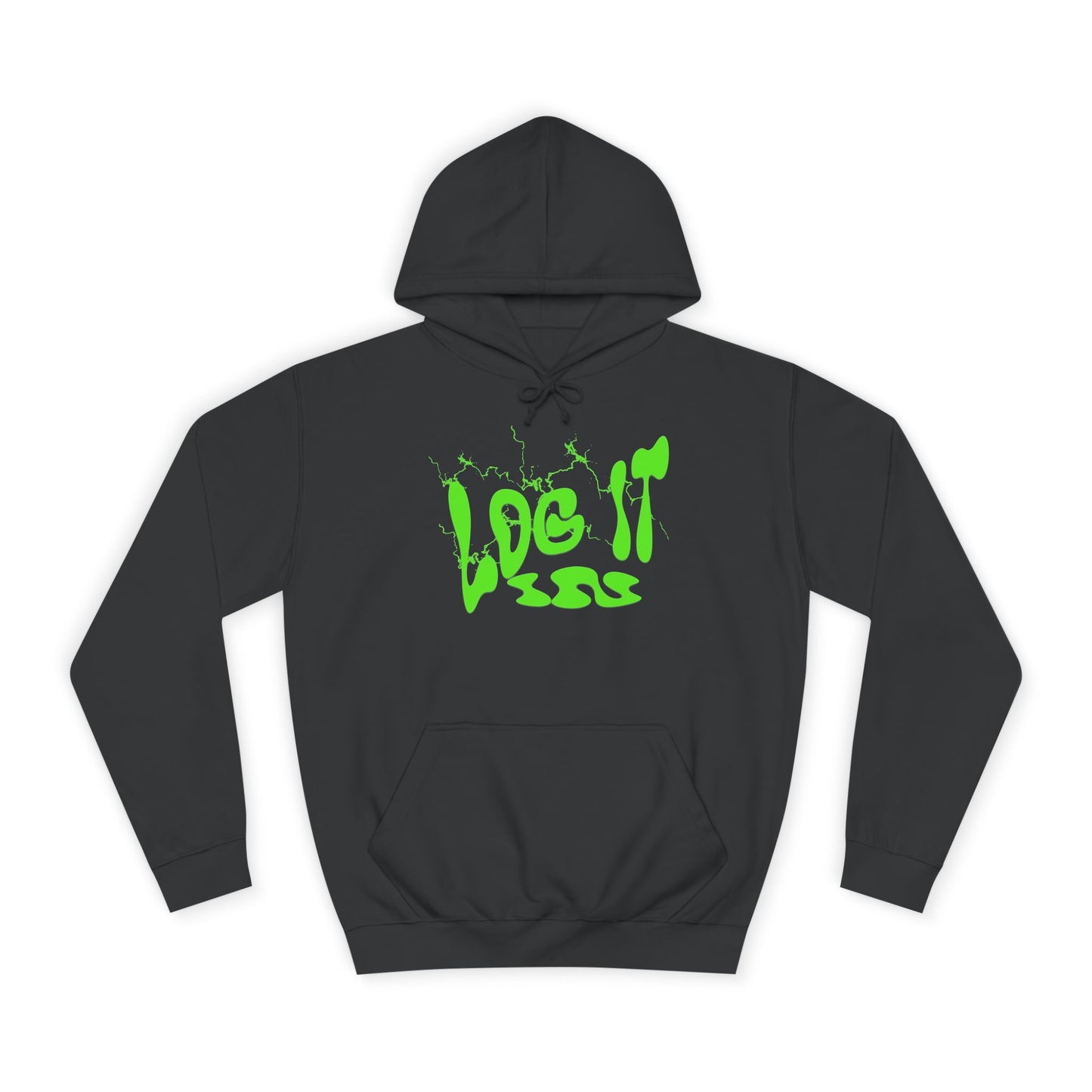 Unisex Hoodie with 'Log It in' Design, Cozy Casual Sweater for Trendy wear, Gift for Comfortable Everyday Wear