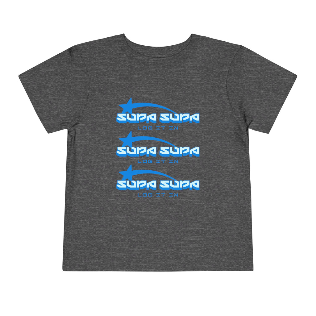 Toddler Tee — Blue Star 'Supa Supa' Graphic Shirt