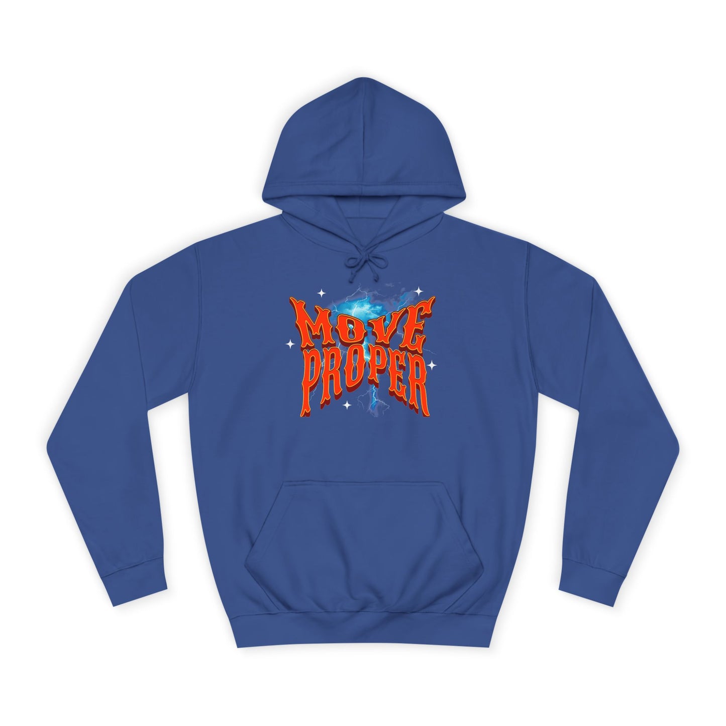 Unisex Hoodie - Move Proper Graphic, Trendy Casual Wear