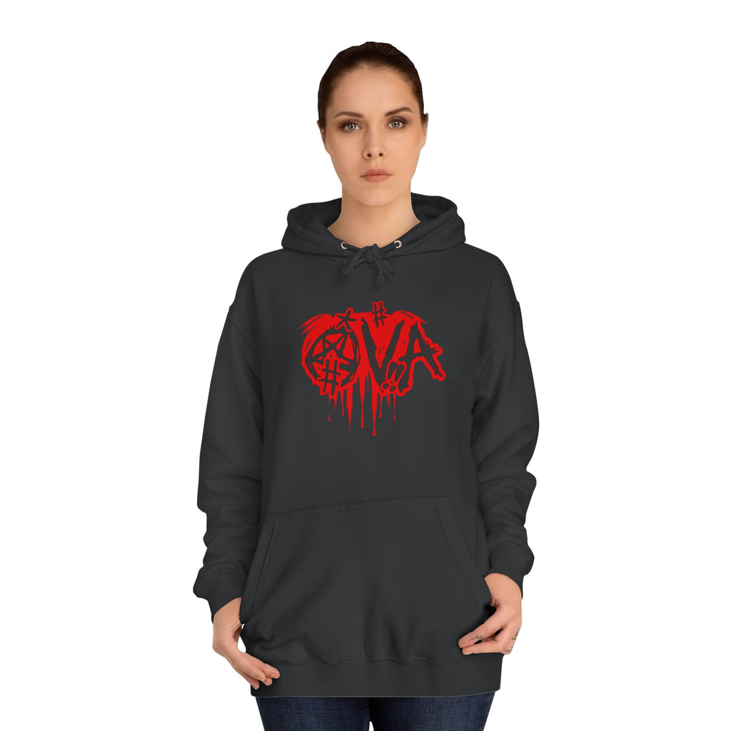 Edgy Unisex Hoodie with Graffiti-Style Print, Urban Streetwear, Apparel, Gift for any body, Casual Fashion