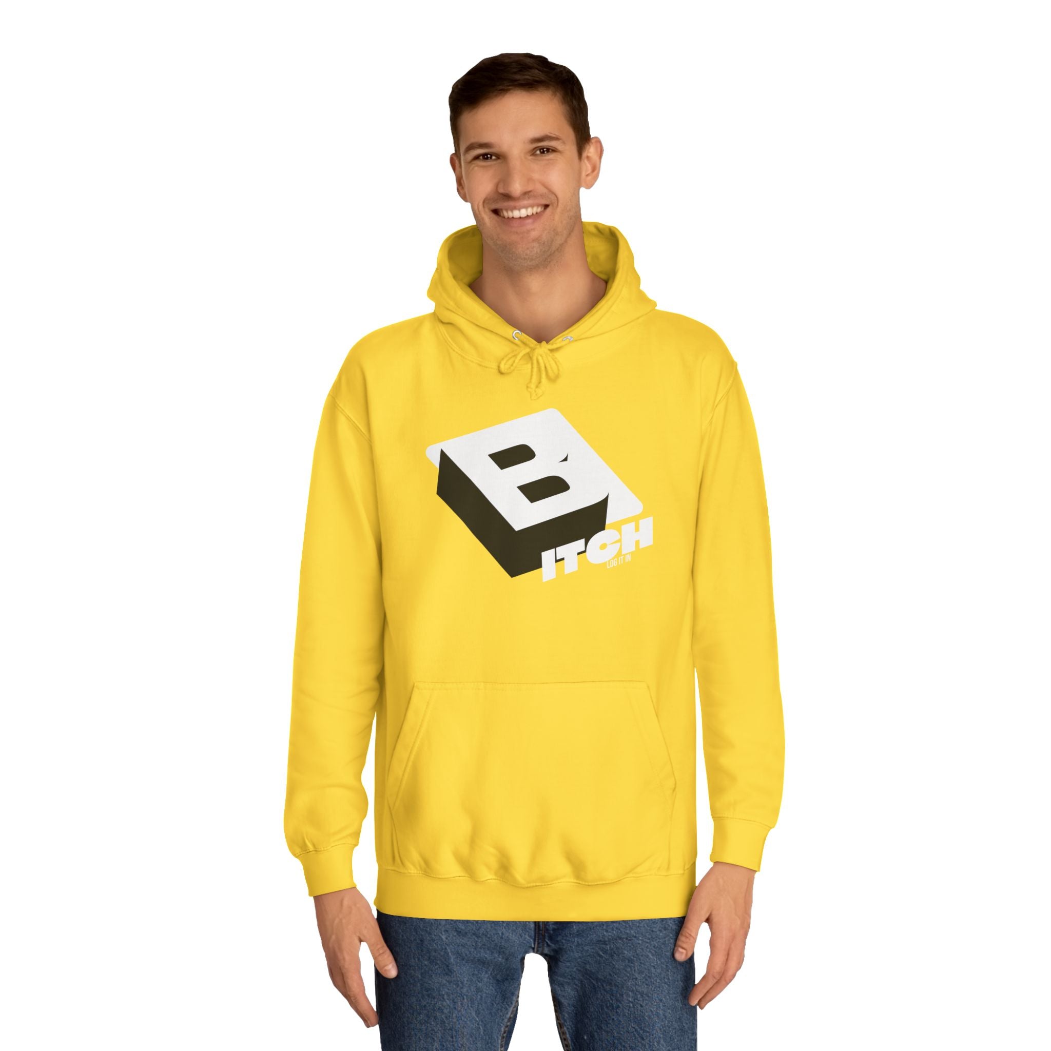 Unisex Hoodie with Bold Logo Design