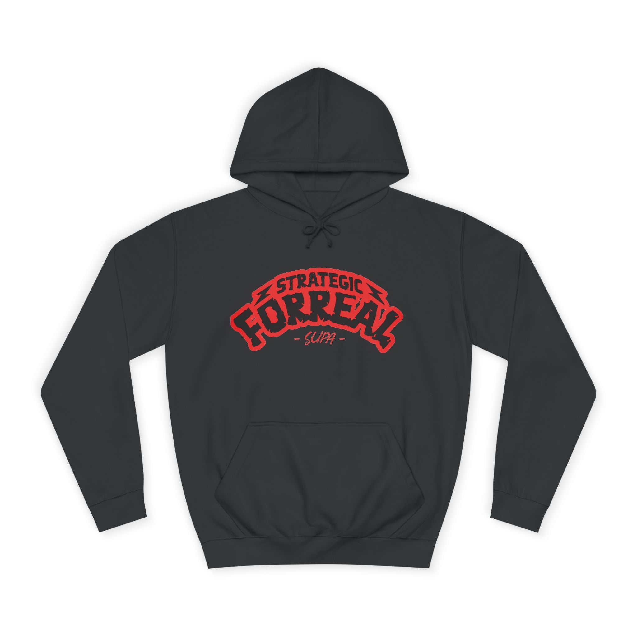 Unisex Hoodie - Strategic Forreal Design, Perfect for Casual Wear