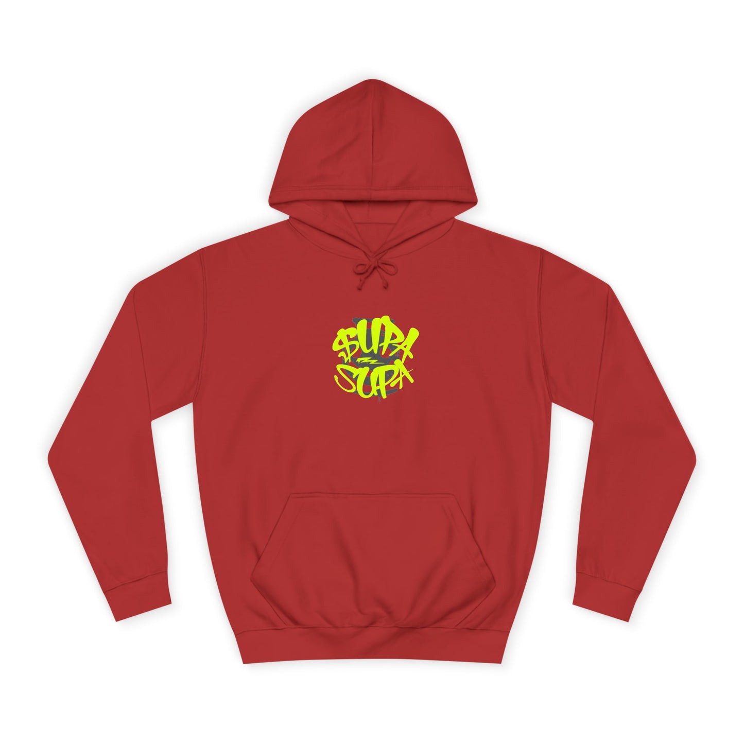 Trendy Unisex Supa Supa Hoodie, Casual Streetwear, Gift for Any one, Urban Fashion, Bright Graphic Design