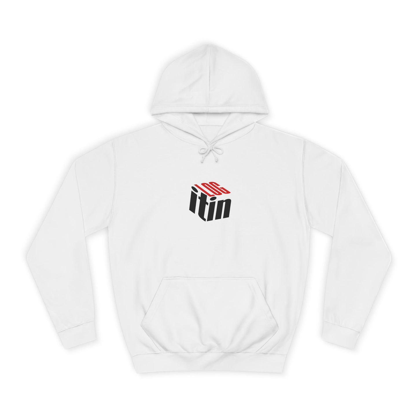 Unisex Log it in Hoodie with Bold Graphic Design - Comfortable Casual Wear, Perfect for Any One, Gifts, and Events