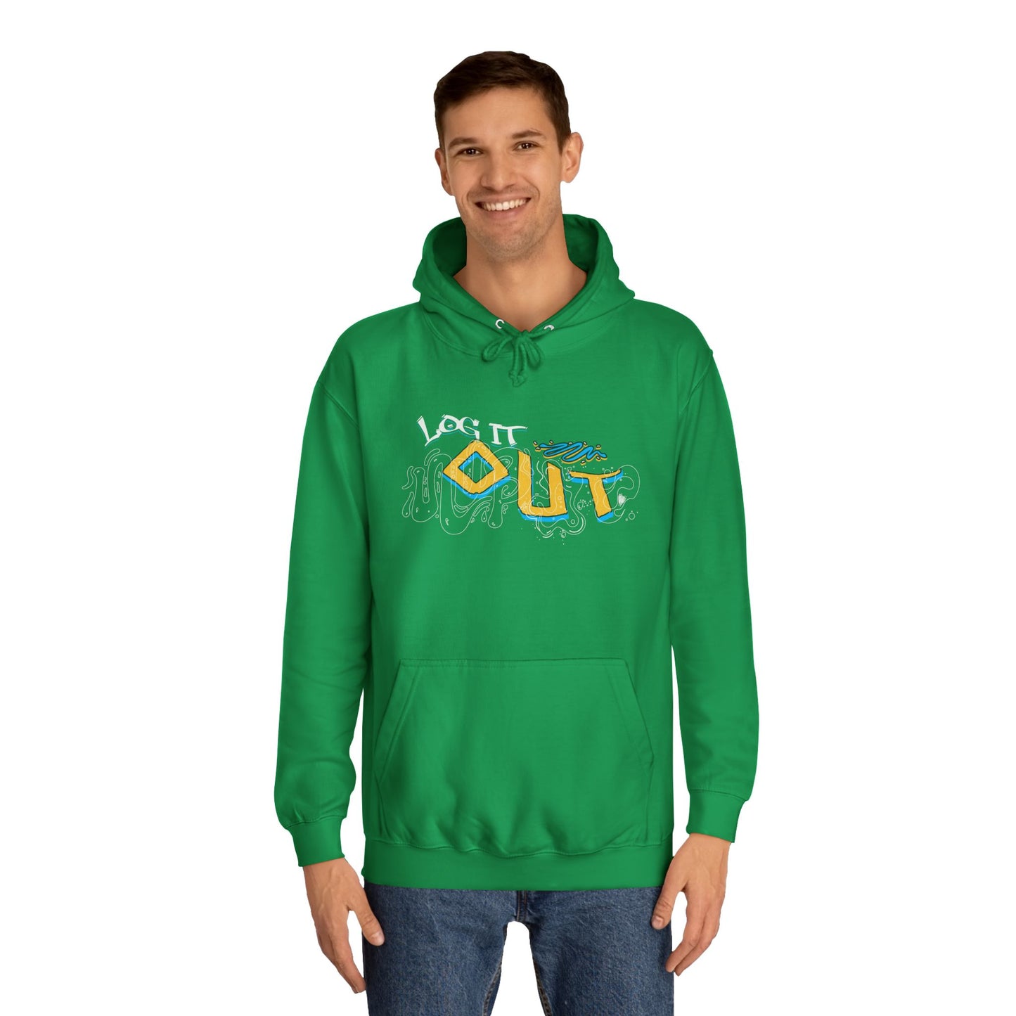 Unisex Log it out Hoodie - Stylish Casual wear, Perfect Gifts, Days Out, Summer Events, Coziness & Trendy Vibes