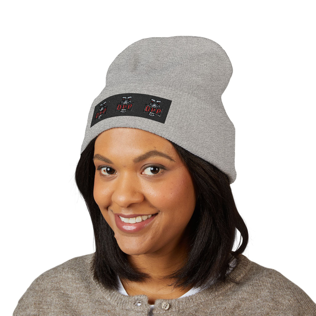 Embroidered OPP Cuffed Beanie — Musician Winter Hat