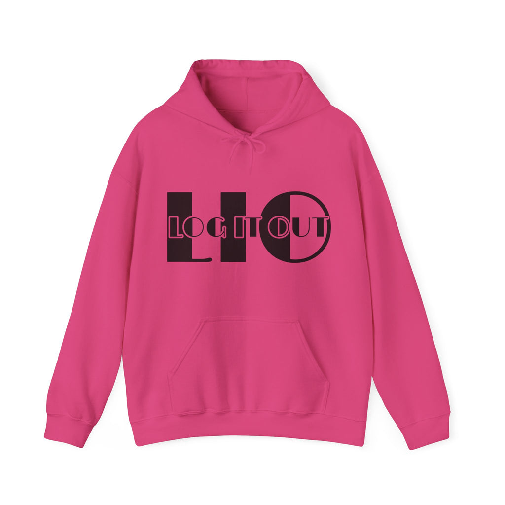Log it out Unisex Heavy Blend™ Hooded Sweatshirt