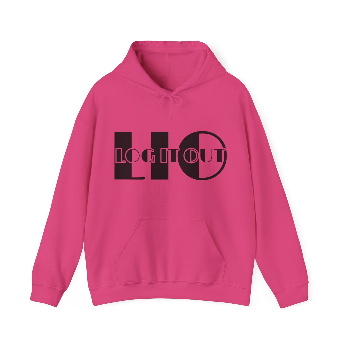 Log it out Unisex Heavy Blend™ Hooded Sweatshirt