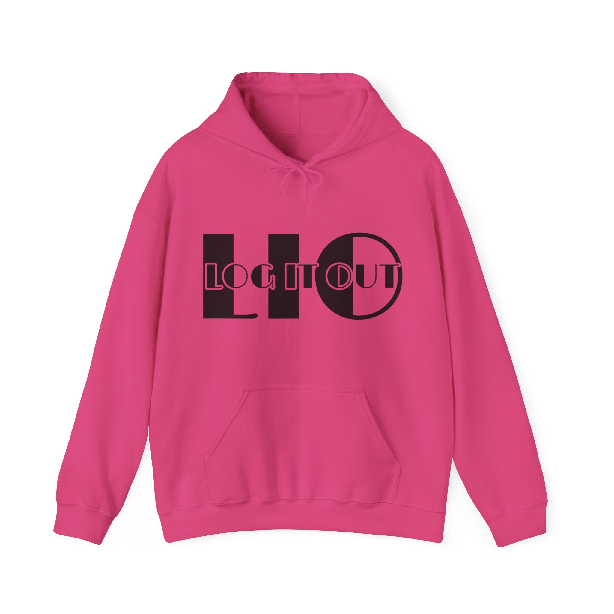 Log it out Unisex Heavy Blend™ Hooded Sweatshirt