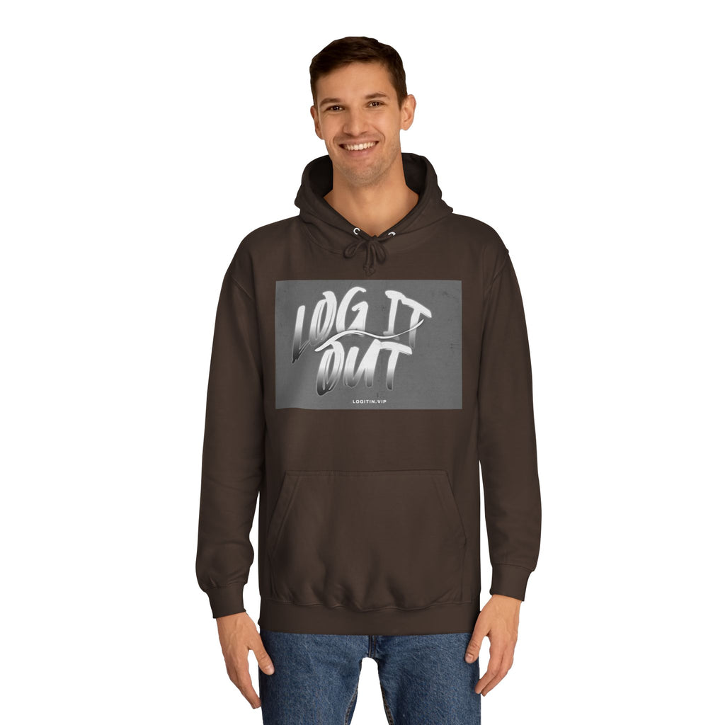Stylish Unisex log it out Hoodie | Casual Wear, Trendy Design, Perfect Gift, Daily Comfort, College Apparel
