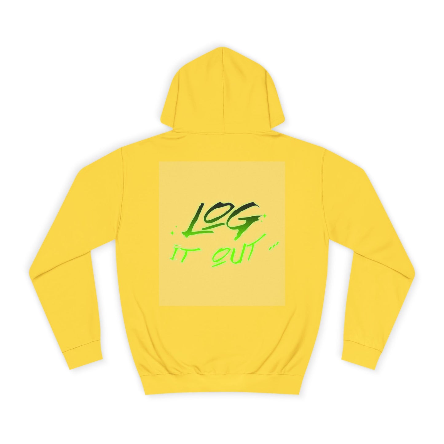 Trendy Unisex Log it out Hoodie - Stylish Wear, Streetwear, Casual Outfit, Gift,Essentials