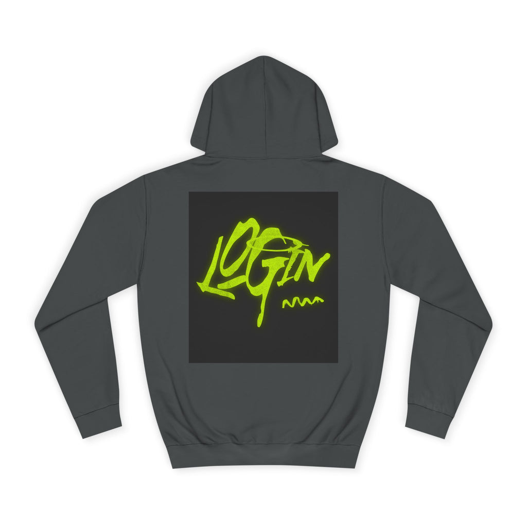 Trendy Unisex Hoodie - 'LOGIN' Graphic Design
