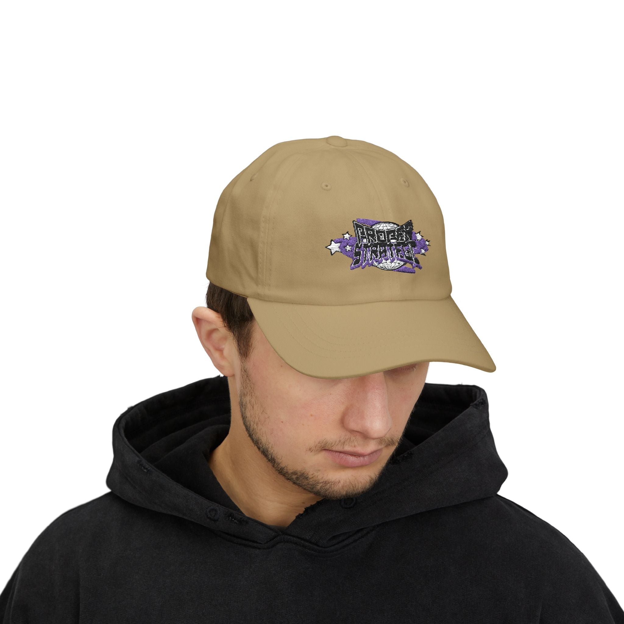 — Purple Floral ‘Strategic’ Embroidered Hat