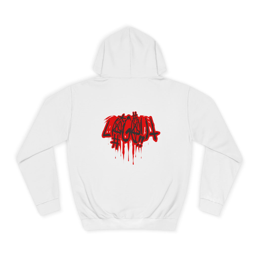 Bold Graffiti log out Hoodie, Unisex Streetwear, Comfortable Casual Wear,