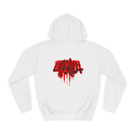 Bold Graffiti log out Hoodie, Unisex Streetwear, Comfortable Casual Wear,