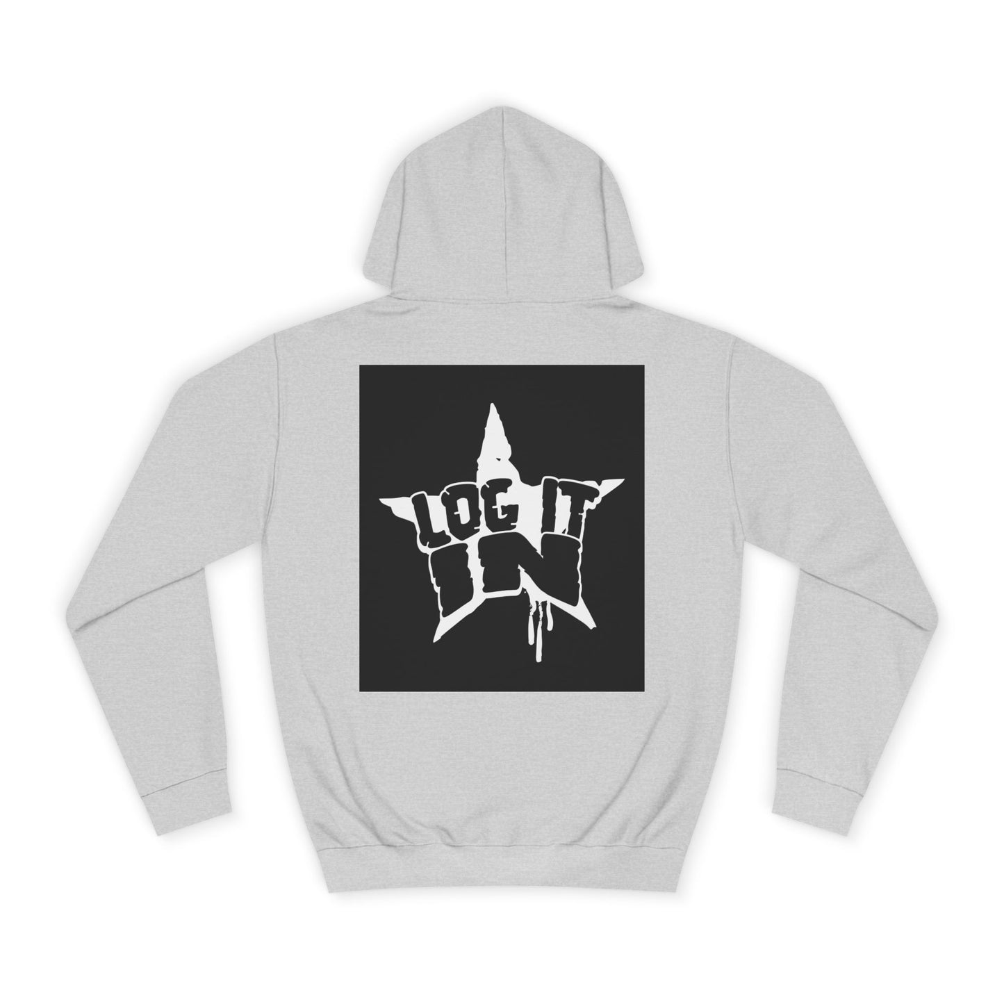 Unisex Log it in Hoodie, Trendy Hooded Sweatshirt, Spirit Wear, Casual Streetwear, Gift