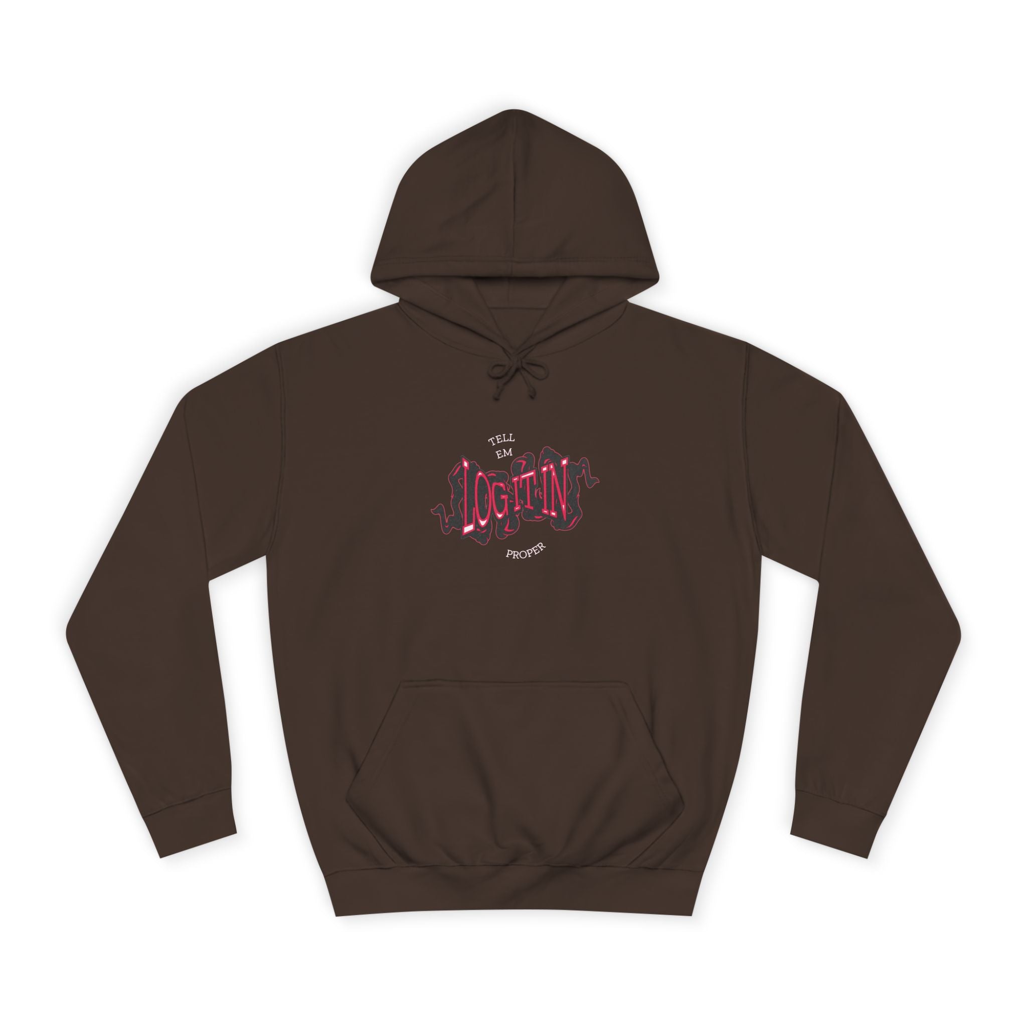 'Log it in'Hoodie for Unisex, Casual Wear, Trendy Apparel, Perfect for Everyday wear, Comfortable Fit