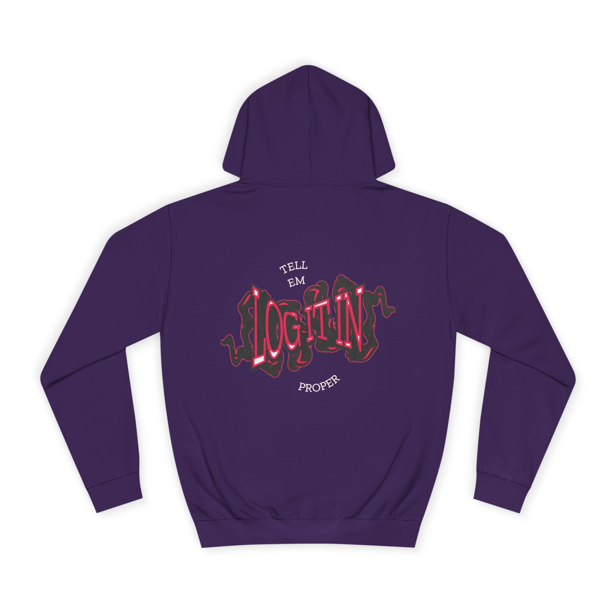 'Log it in'Hoodie for Unisex, Casual Wear, Trendy Apparel, Perfect for Everyday wear, Comfortable Fit
