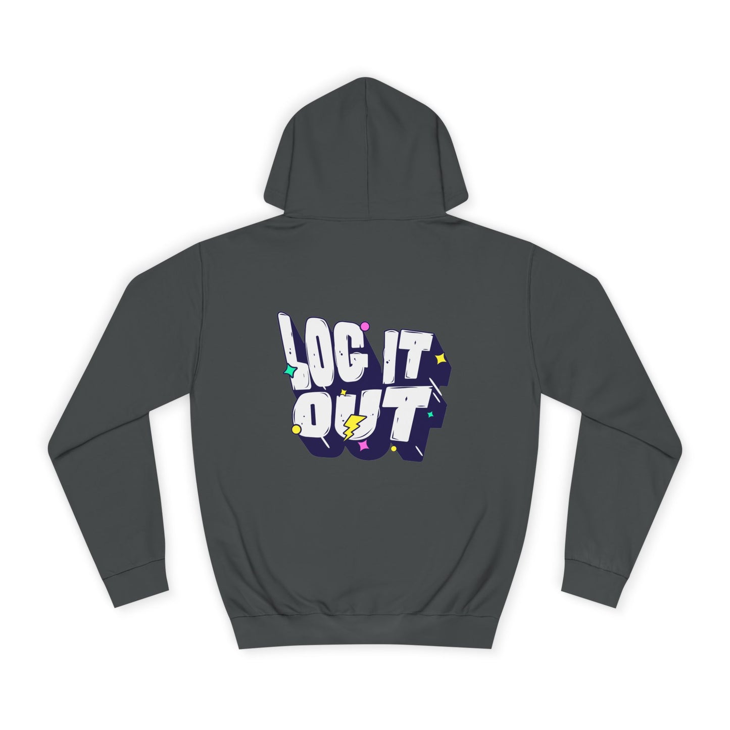 Unisex Hoodie with 'LOC IT OUT' Graphic, Cozy Casual Wear, Perfect for Events, Great Gift Idea