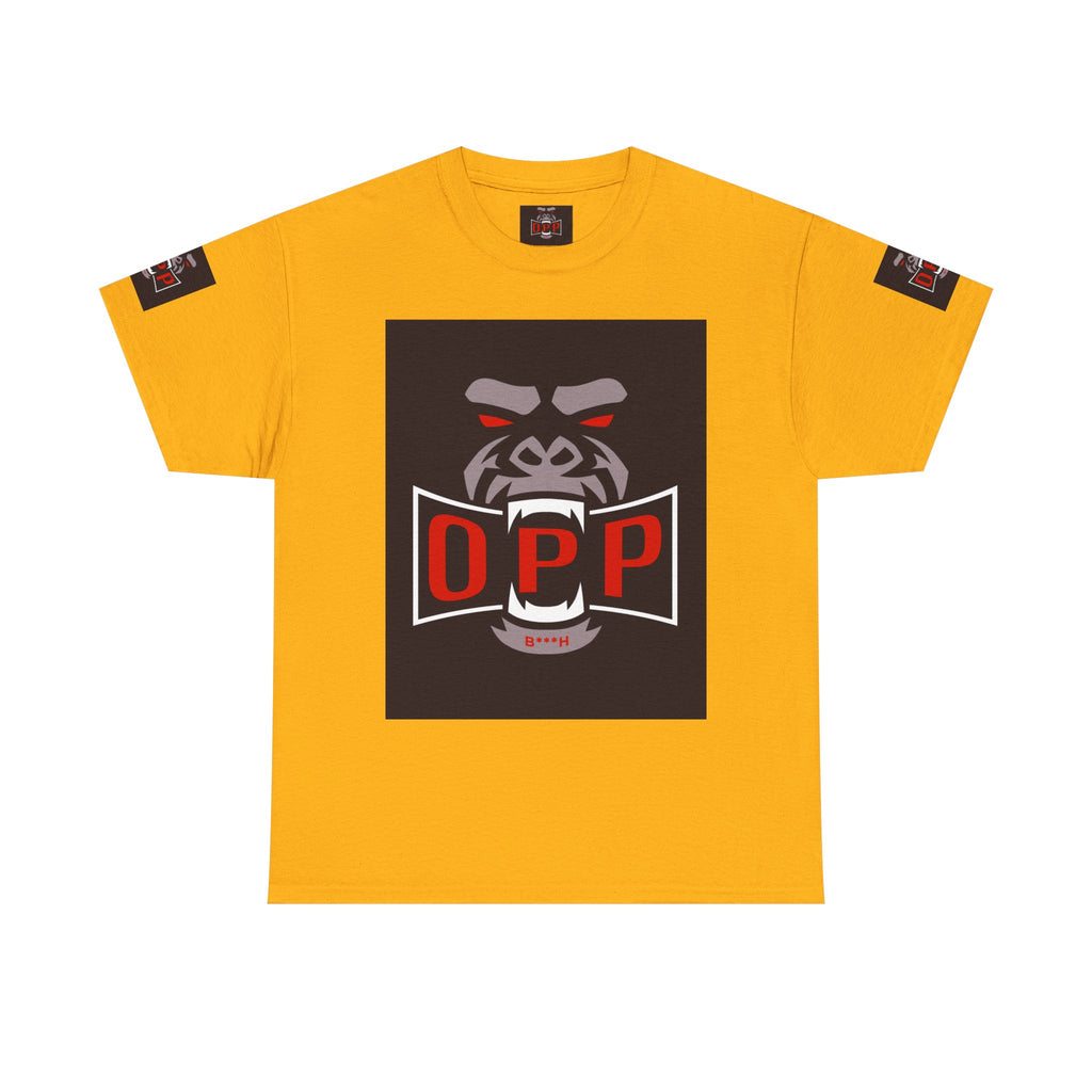 Gorilla OPP Graphic Tee — Bold Red & Black Urban Streetwear Shirt