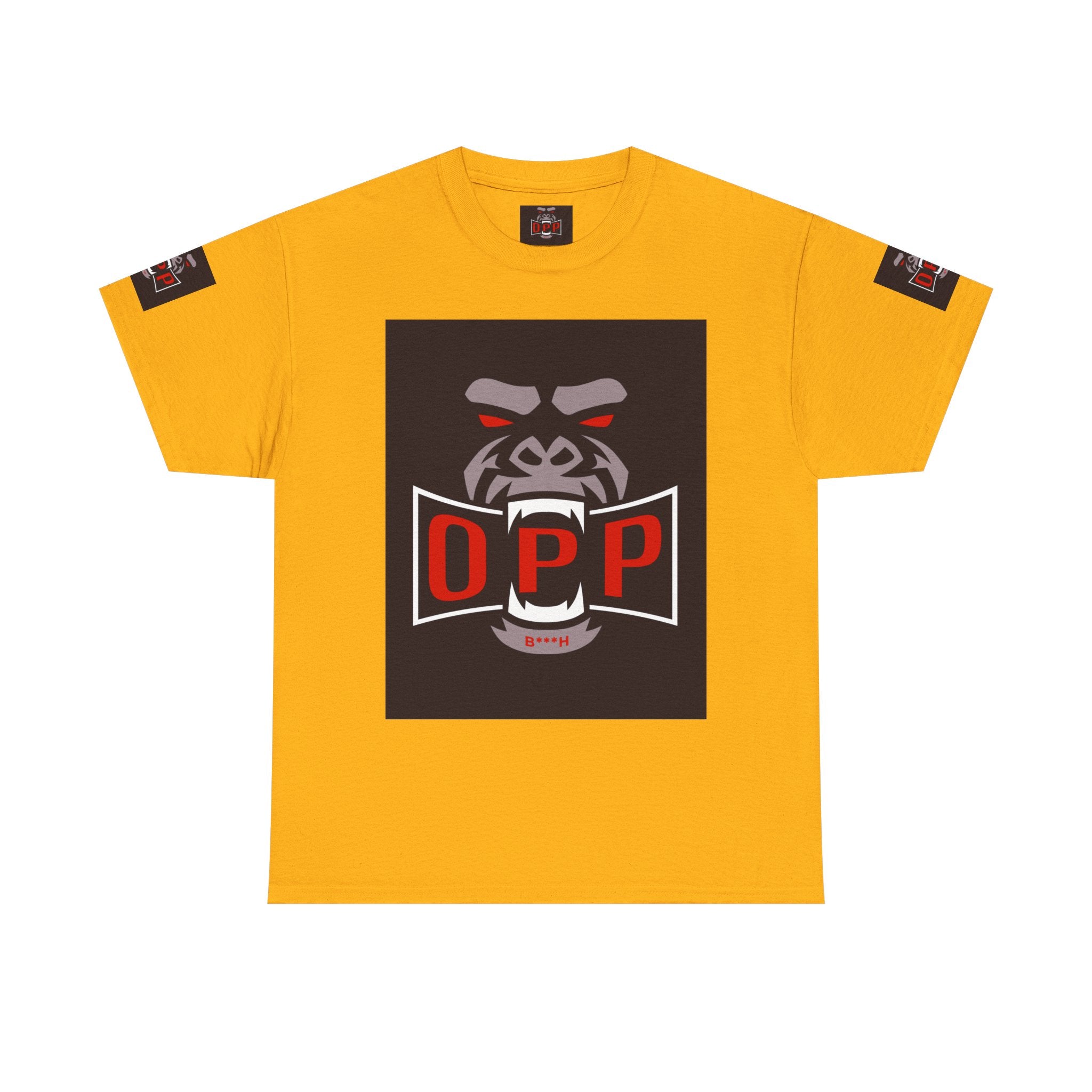 Gorilla OPP Graphic Tee — Bold Red & Black Urban Streetwear Shirt