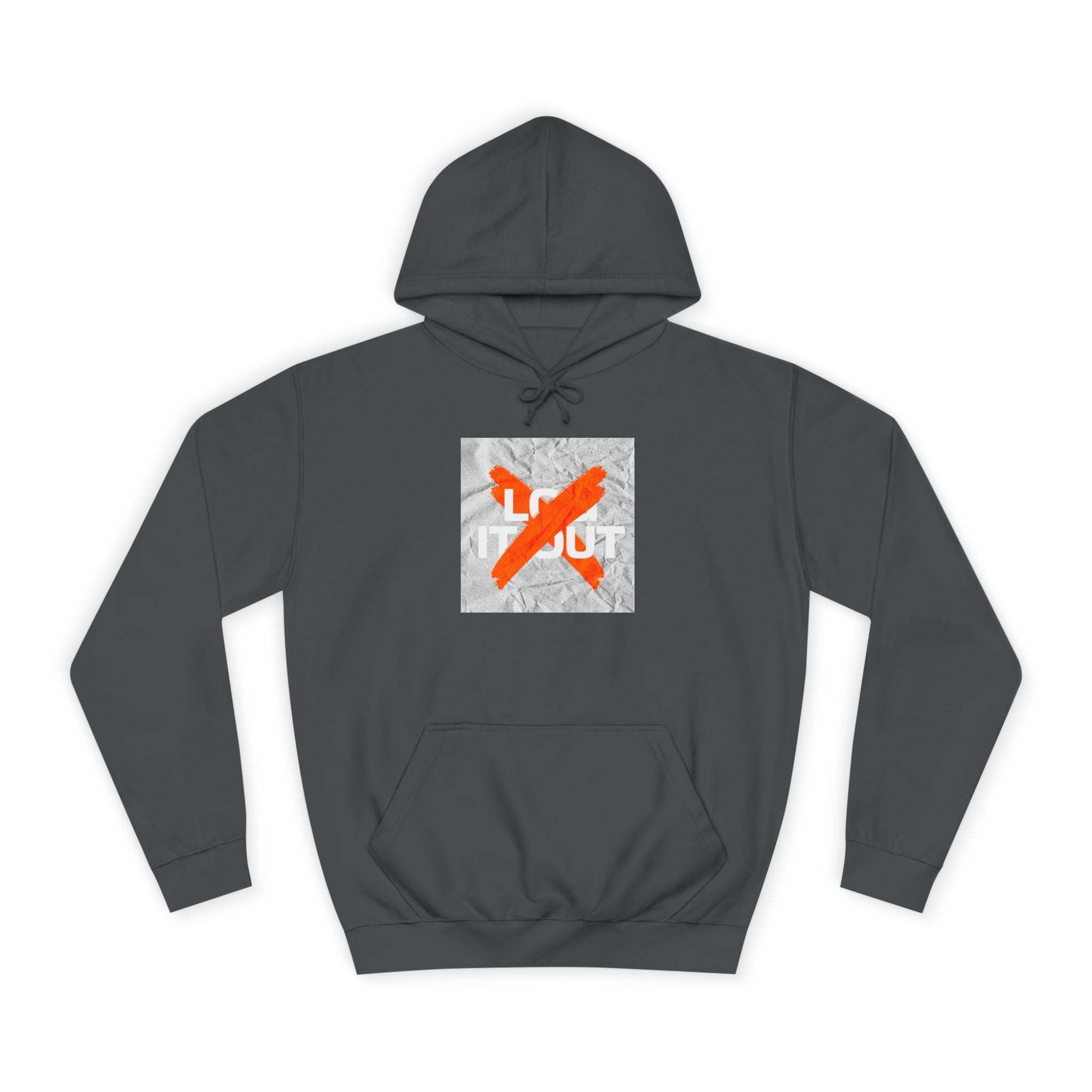 Trendy Unisex Hoodie - Stylish Graphic Sweatshirt, Casual Wear, Gifts, and Everyday Comfort - 'Log it Out' Design