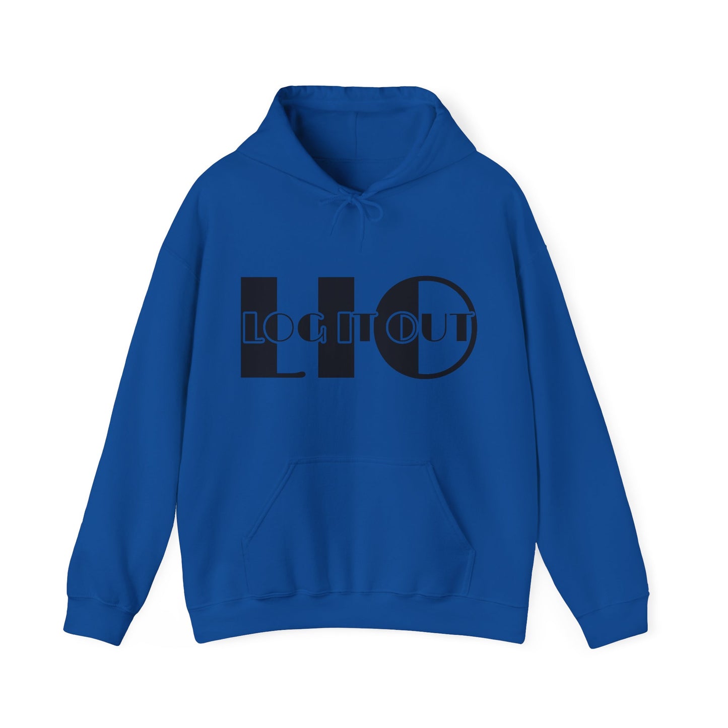 Log it out Unisex Heavy Blend™ Hooded Sweatshirt