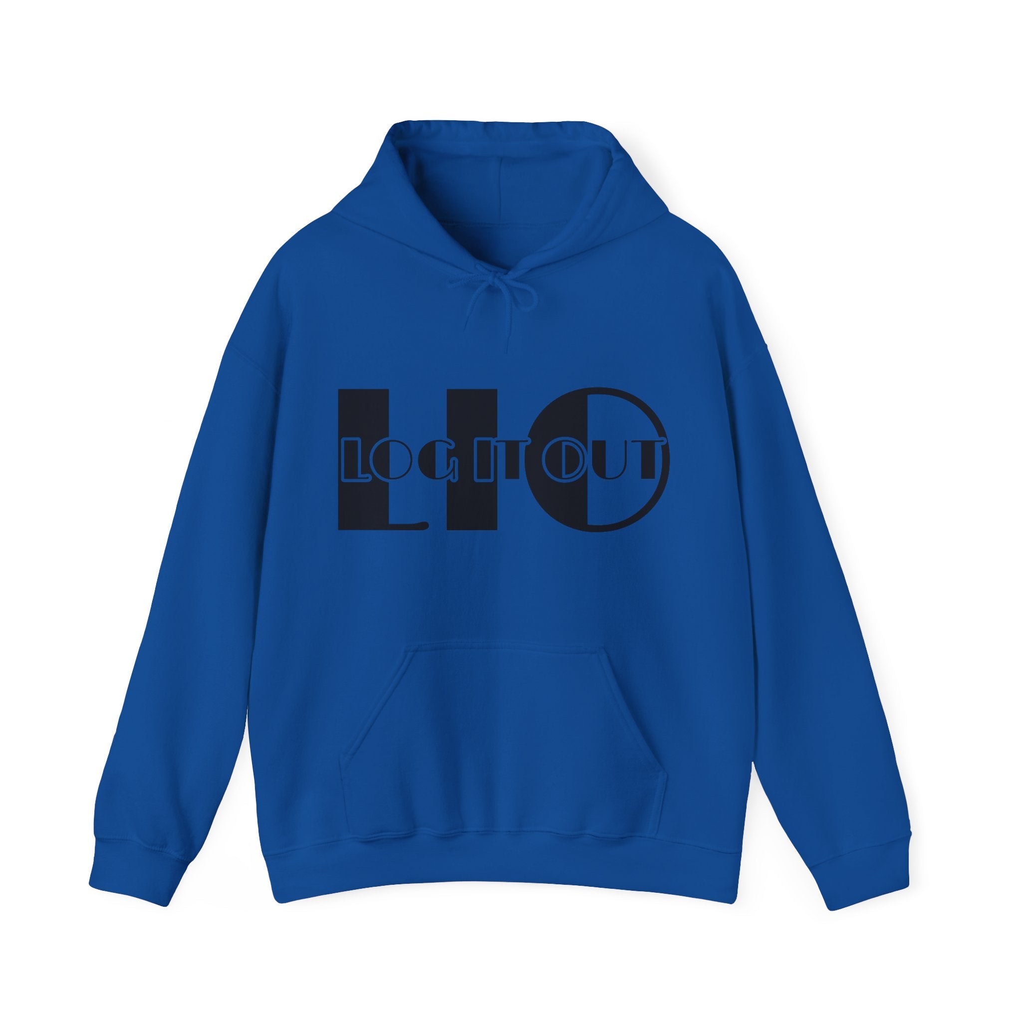 Log it out Unisex Heavy Blend™ Hooded Sweatshirt
