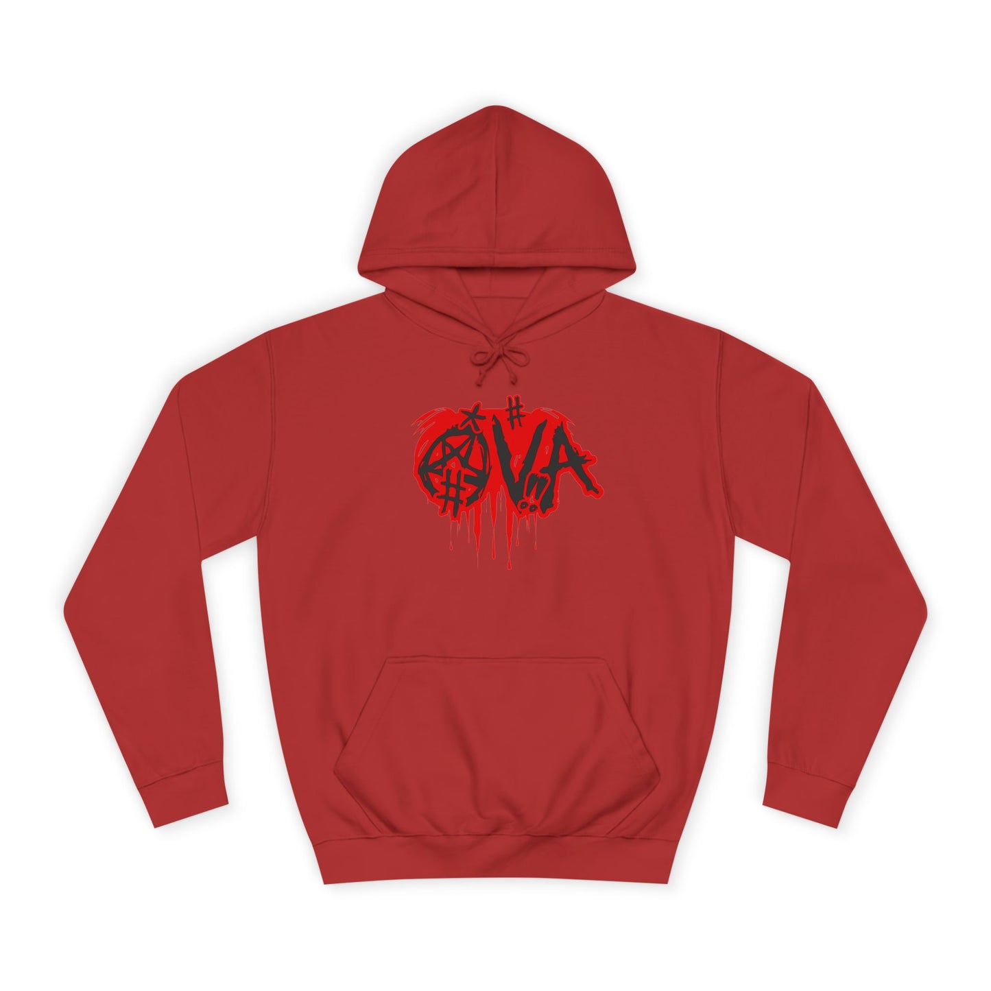 Edgy Unisex Hoodie with Graffiti-Style Print, Urban Streetwear, Apparel, Gift for any body, Casual Fashion