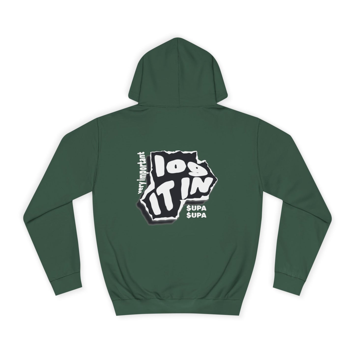 Unisex Log it in Hoodie with Graphic Design, Casual Wear, Trendy Apparel, perfect gift, Streetwear Style