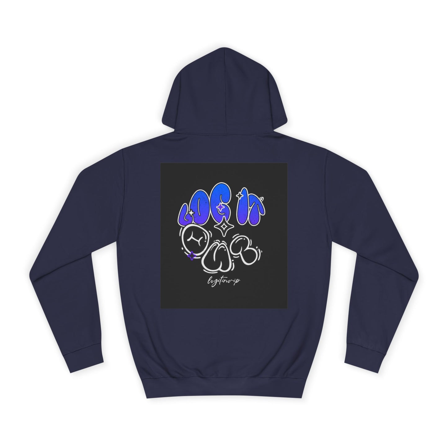 Vibrant Log it out Spirit Hoodie, Unisex Hoodie, Comfortable Sweatshirt, Graphic Hooded Sweatshirt,
