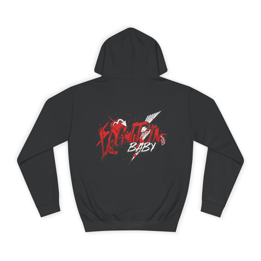 Unisex Log it out Hoodie with Bold Design, Trendy Apparel, Streetwear Gift, Casual Hoodie, Unisex Everyday Fashion