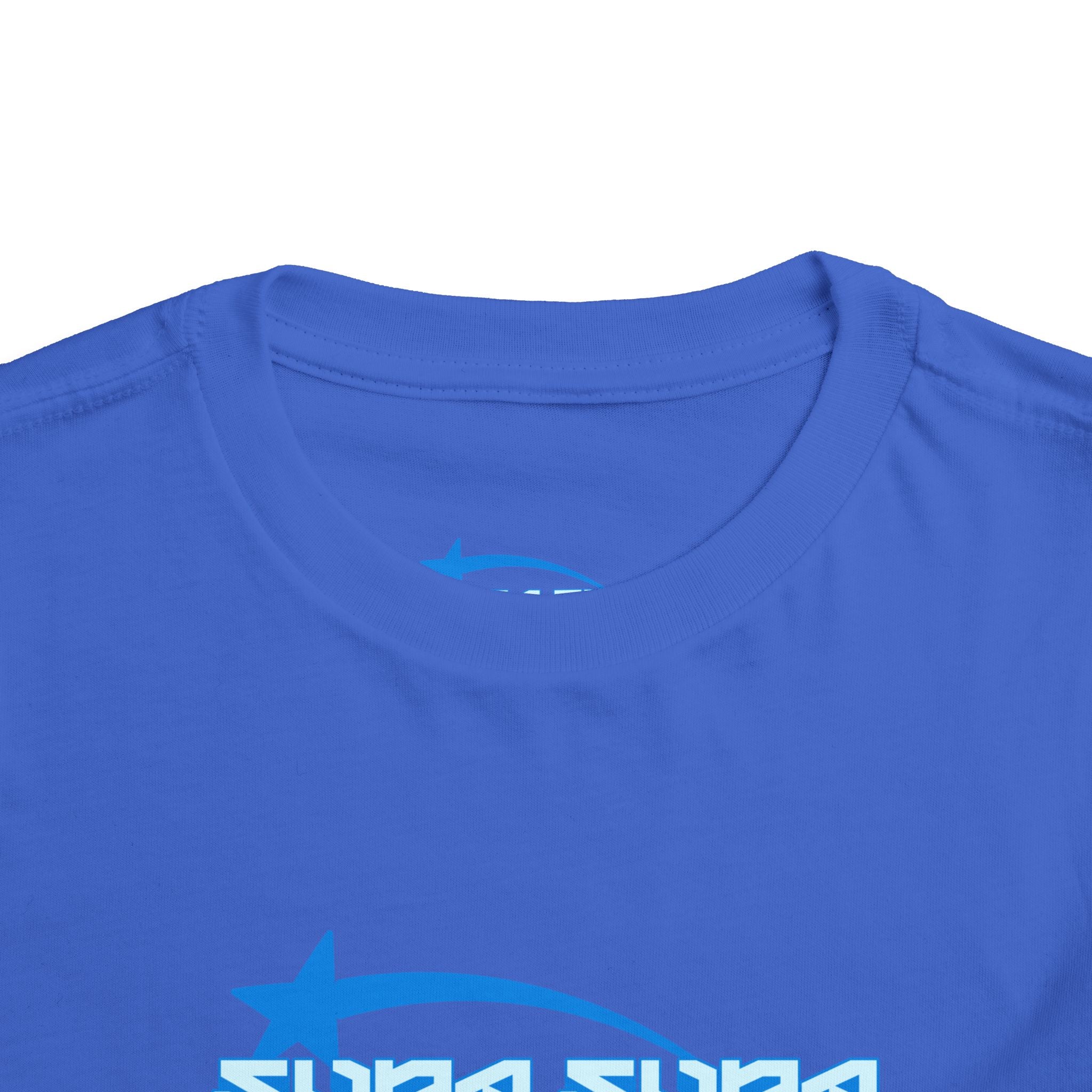 Toddler Tee — Blue Star 'Supa Supa' Graphic Shirt