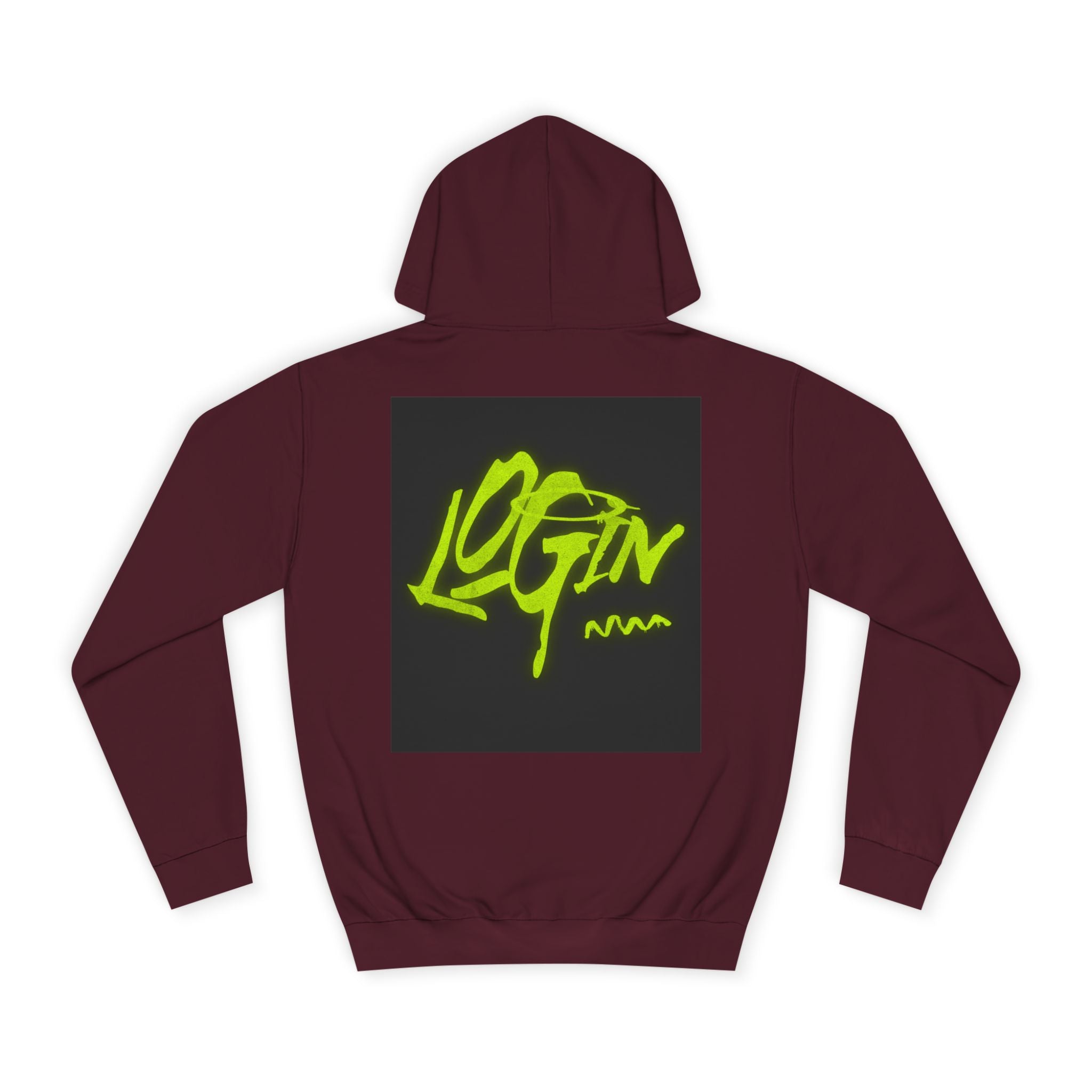 Trendy Unisex Hoodie - 'LOGIN' Graphic Design